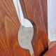 Set of 2 Vintage Tyrolean Wooden Dining Chairs, Austrian Farmhouse Alpine