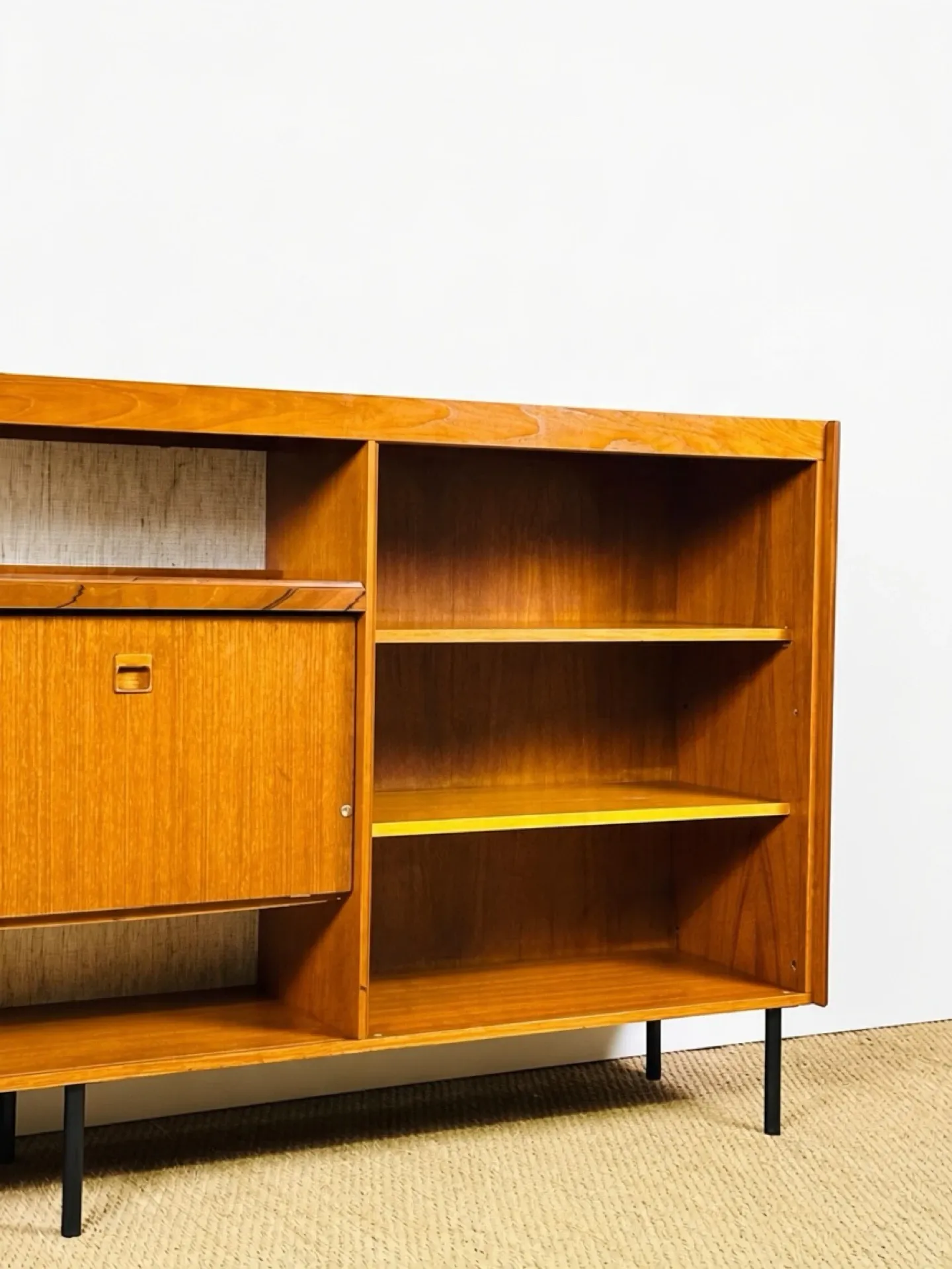 1960s high Scandinavian teak sideboard