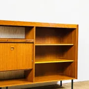 Enfilade scandinave haute en teck 1960