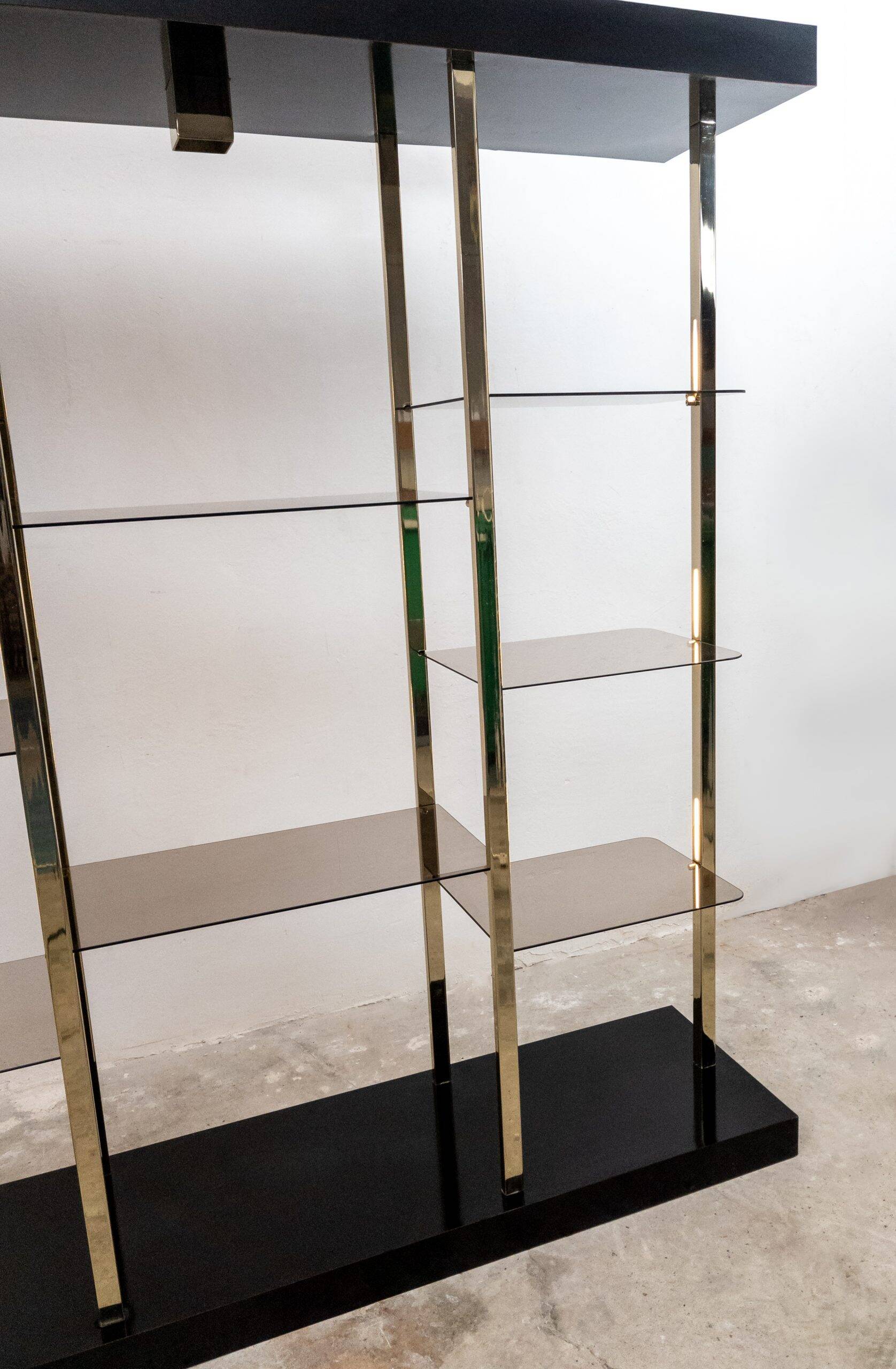 Superb Vitrine Hollywood Regency Belgochrom 1970