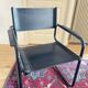 Pair of Cantilever armchairs in leather and black tubular - 1970s
