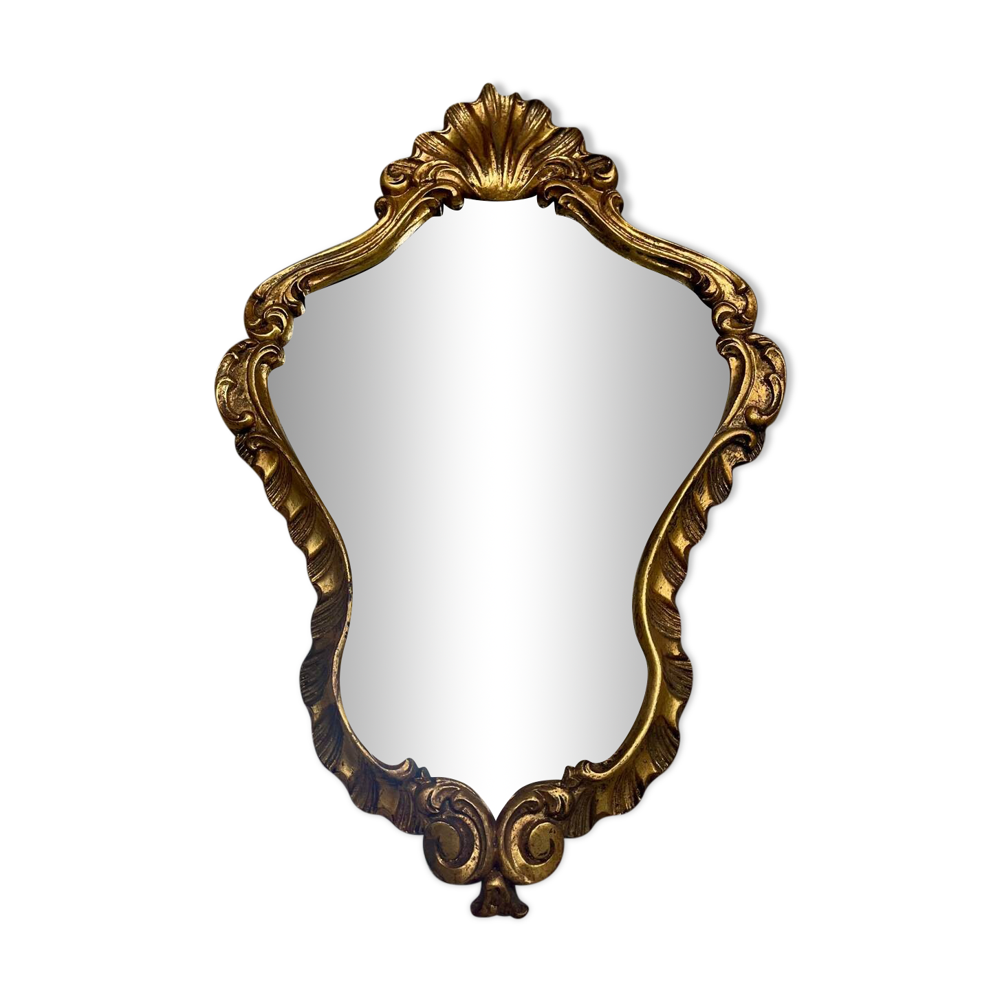 Baroque mirror in gilded wood