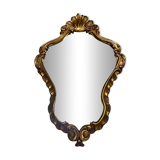 Miroir baroque en bois doré