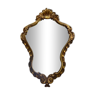 Baroque mirror in gilded wood