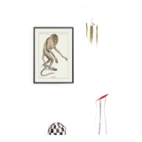 Lithograph engraving chimera animal - the mirilion