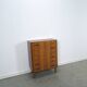 Mid-Century Deens Westergaards, Silkeborg palissander ladekast 6 lades