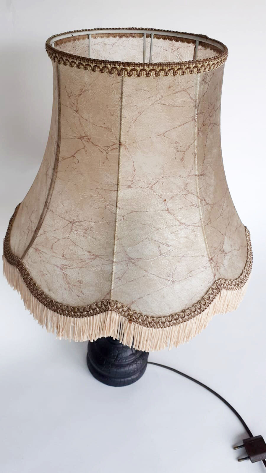 Shou Sugi Ban Maud Supplies burnt bedside lamp