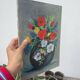 Flower bouquet painting