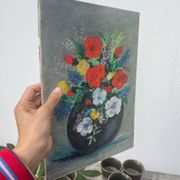 Flower bouquet painting