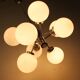 Sputnik chandelier 8 lights, Kaiser Leuchten, Germany, 60's