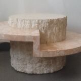 Table basse ronde en pierre Macton par Magnussen Ponte