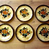 Set of 6 plates vintage Villeroy and Boch