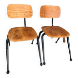 Vintage Mobilor school chair