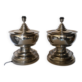 Pair of lamp feet from the 90s