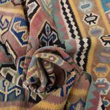 Kilim Rug Made By The Gashgai Tribes In Iran: 1.60 X 2.95 Meters