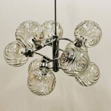 German Space Age Orbital Chandelier by Fischer Leuchten, 1970s. Germany