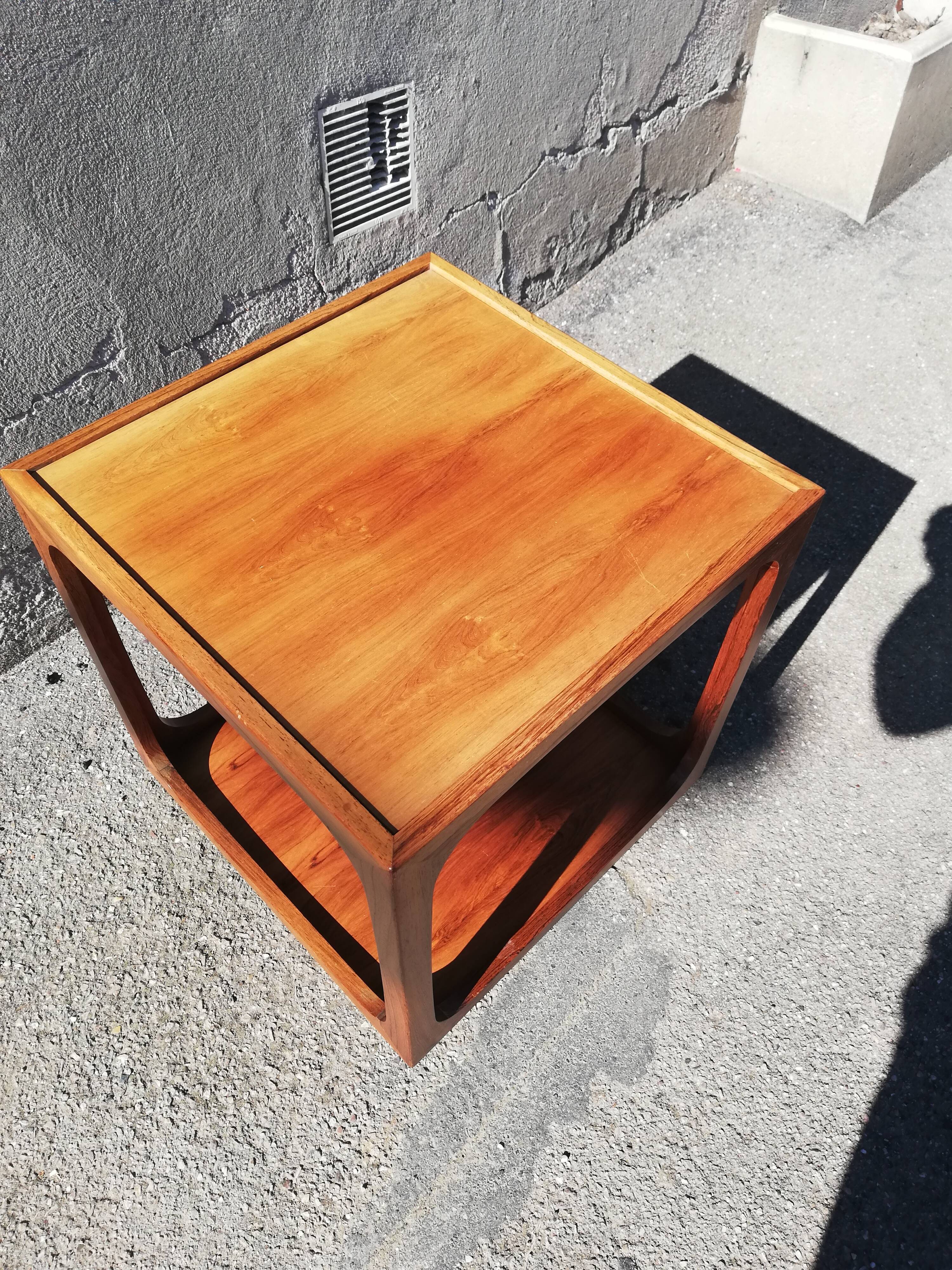 Scandinavian rosewood coffee table