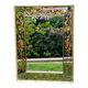 Antique mirror with parecloses and eglomised glass 18th century style