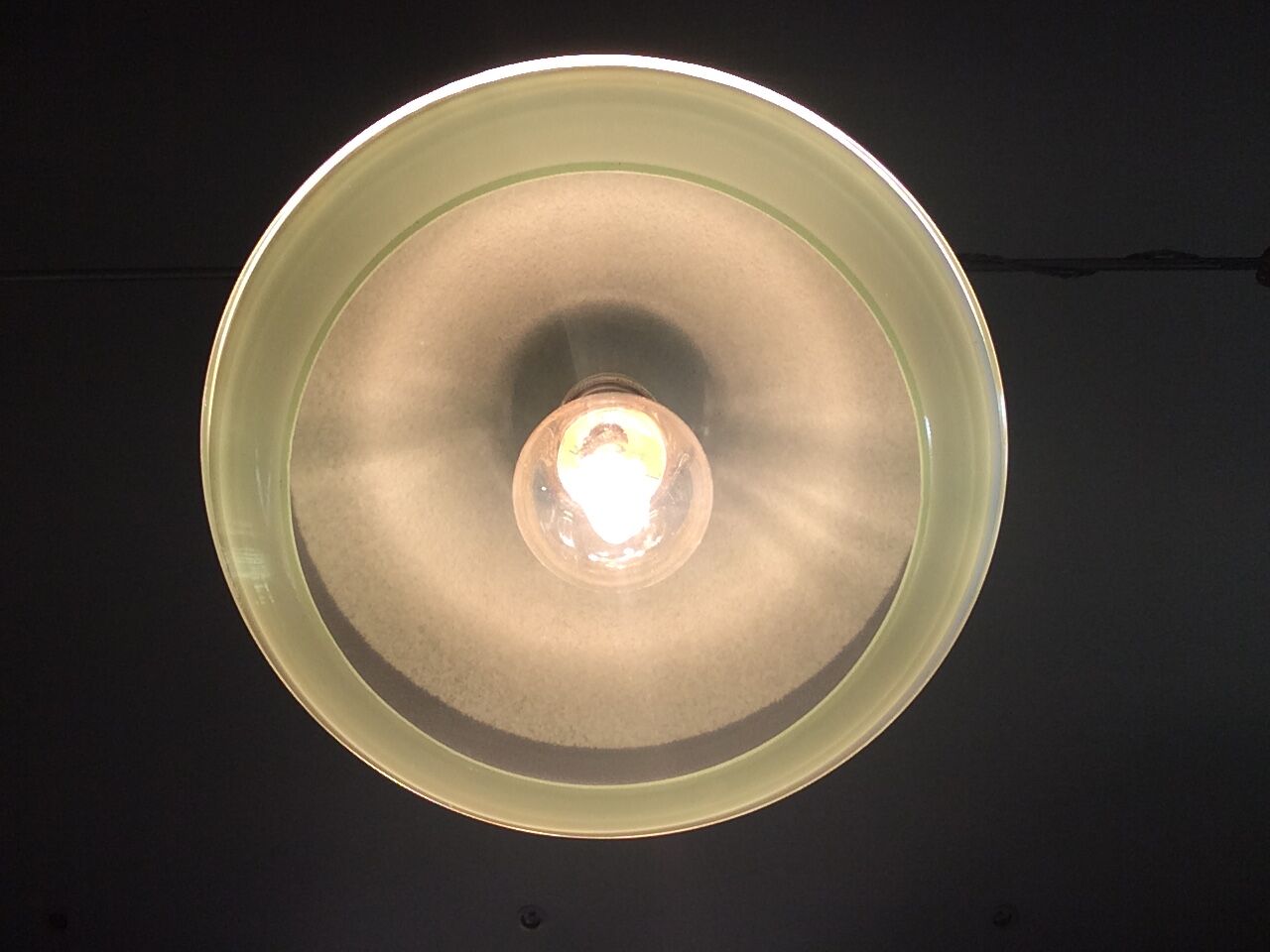 Hanging in opaline mint