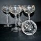 SAINT-LOUIS Balloon Wine Glass ROEMER in cut crystal star 1930 H15.3cm