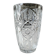Boho chic vase in cut bohemian crystal. starry/crossions/foliage patterns. 20 x 12 cm