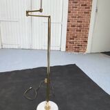 Articulated arm floor lamp