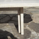 Coffee table in travertine