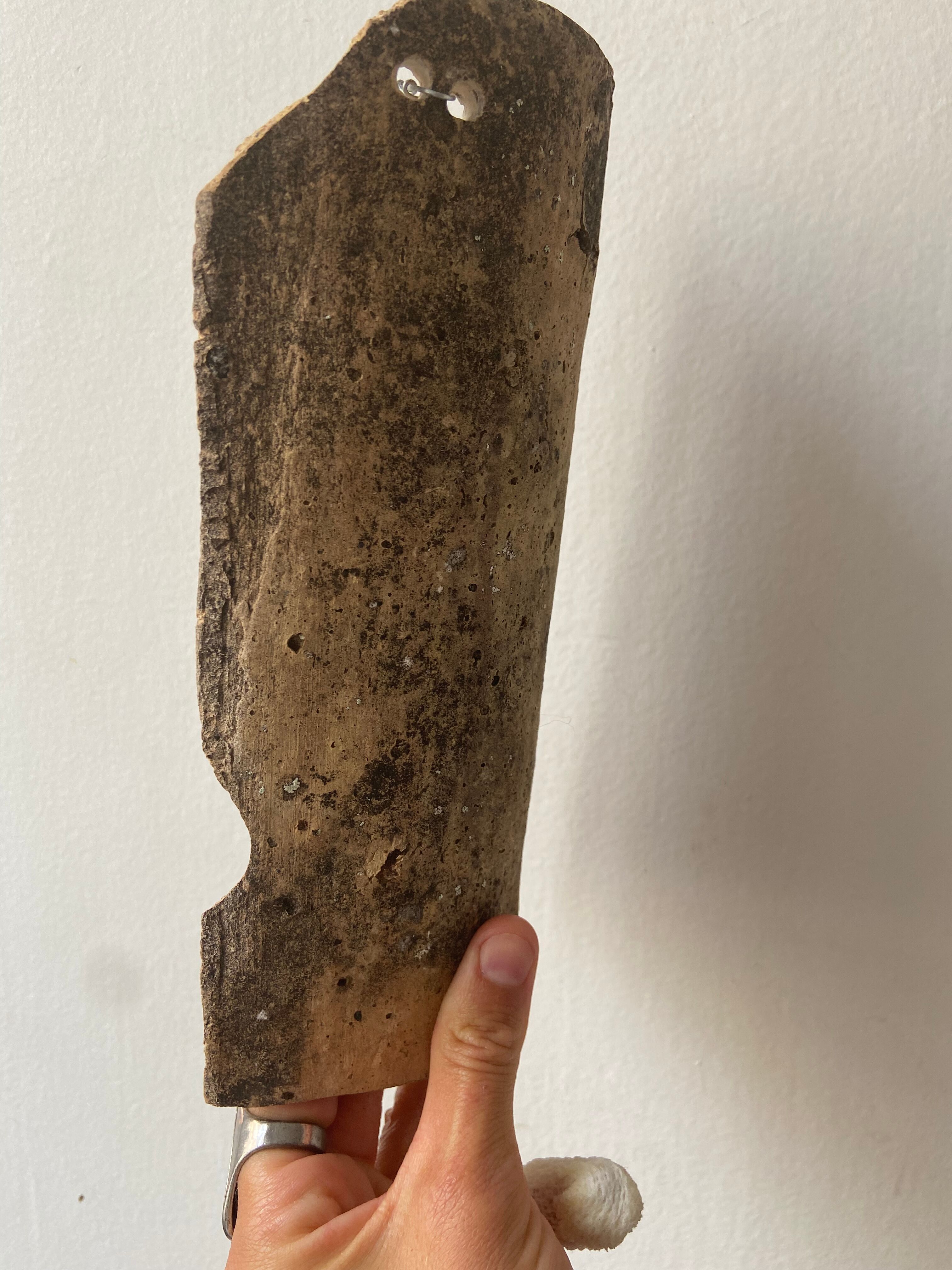 Terracotta wall lamp