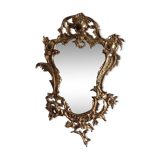 Antique mirror in gilded metal