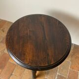Turned wooden table