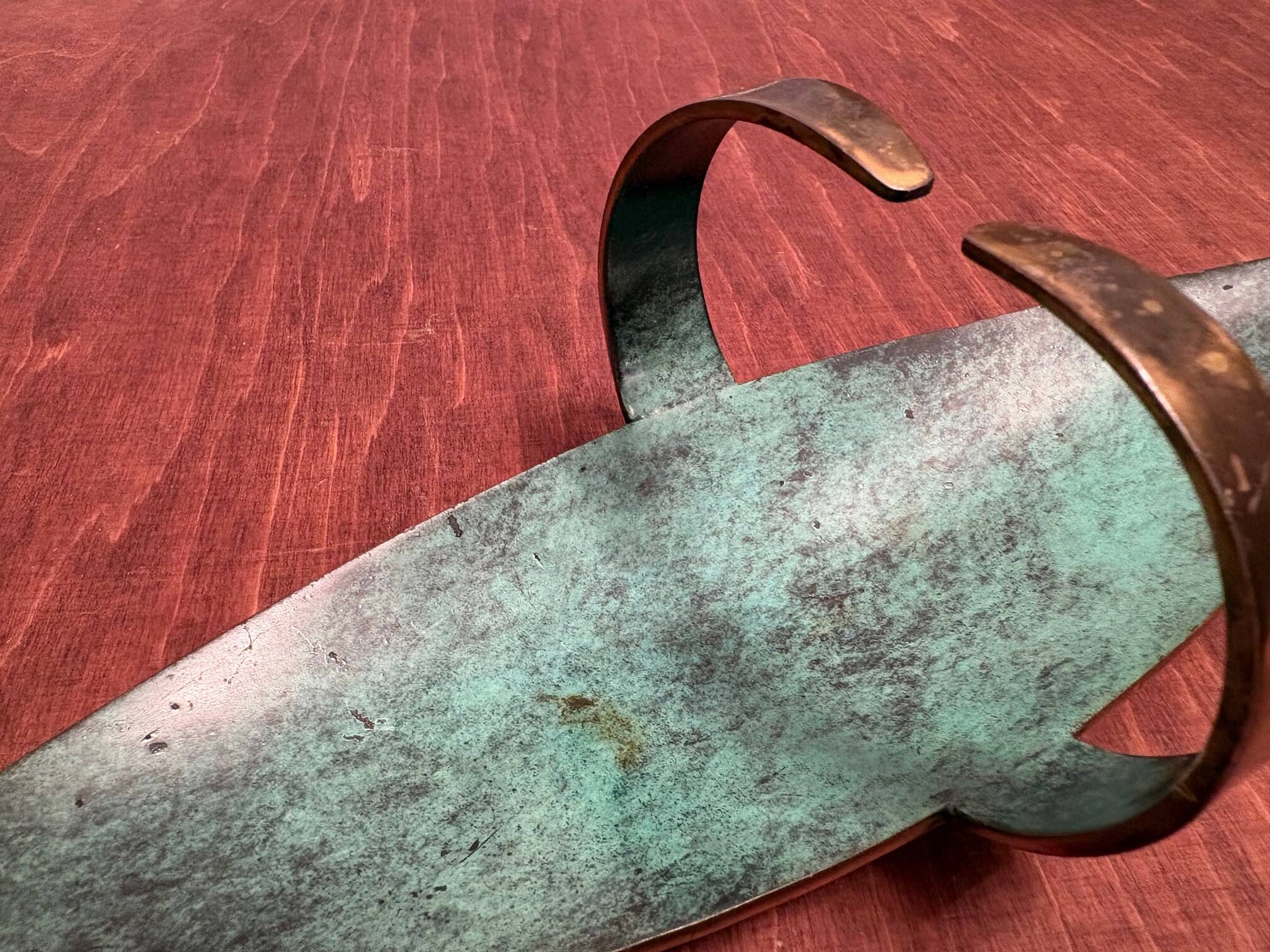 Bronze bowl by Maurice Ascalon, Pal-Bell, Israel, 1950s