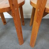 Pine chairs 80s set of 4