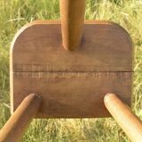 Antique tripod farm stool - wooden milking stool