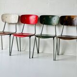 Ensemble de 4 chaises vintage