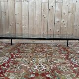 Wrought iron and glass coffee table from the 1900s.