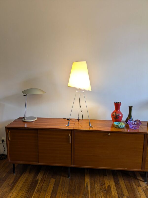 Lampe tripode filaire Louis Drimmer, France 1980