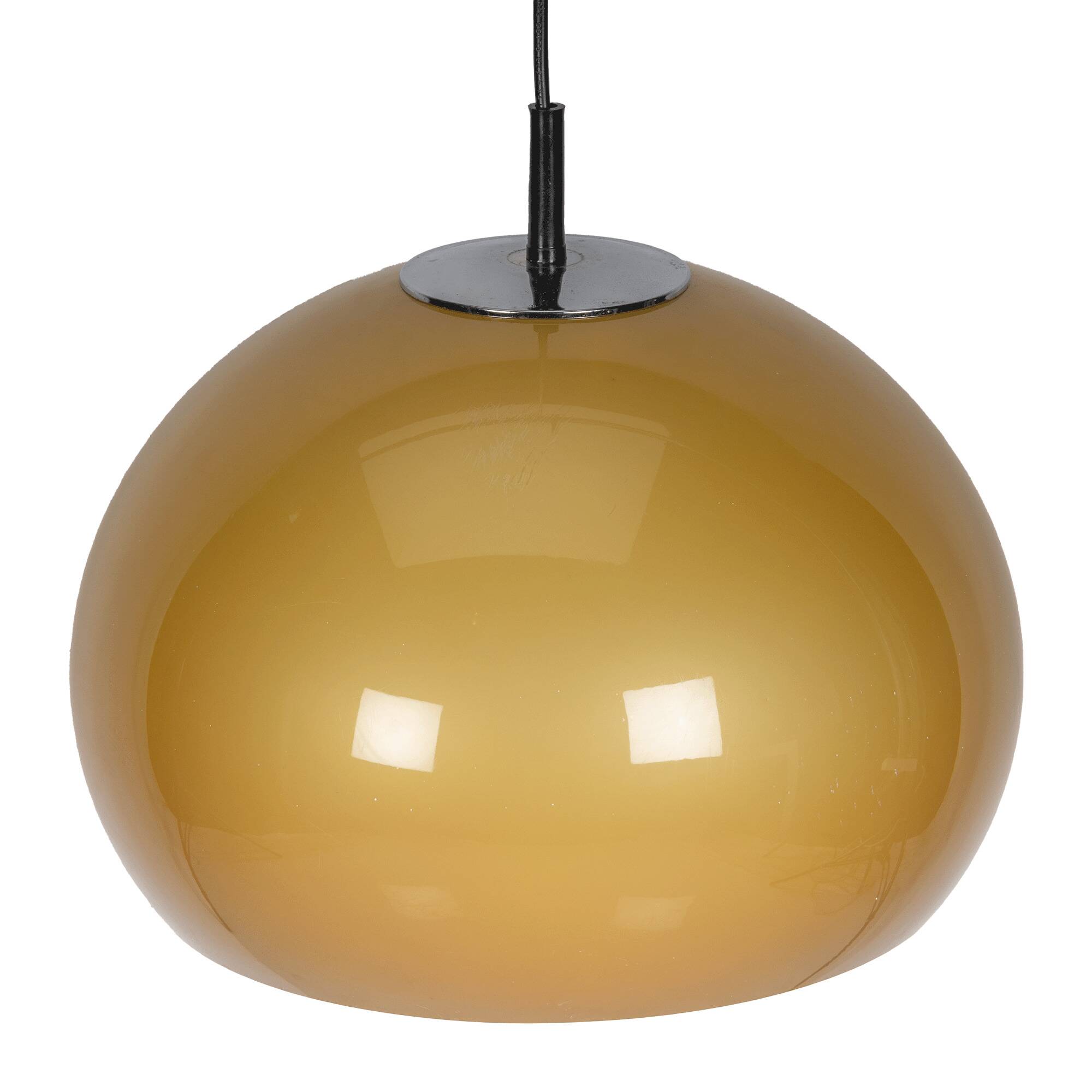 Brown space age pendant lamp