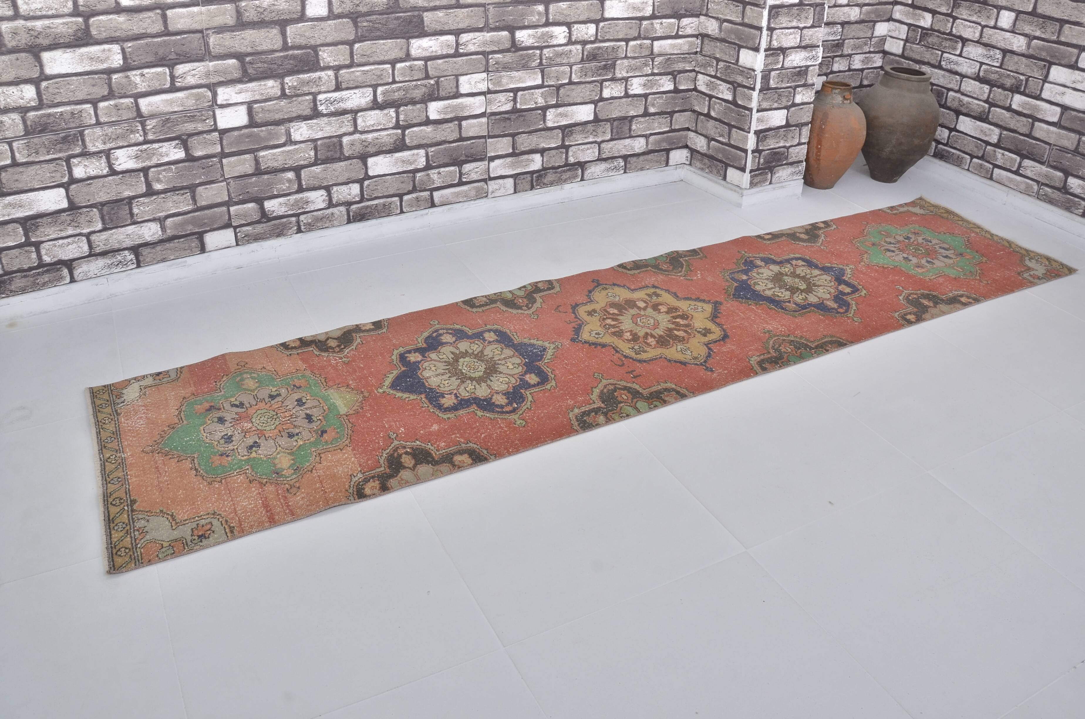 Turkish Vintage Hallway Antique Runner sku 2278