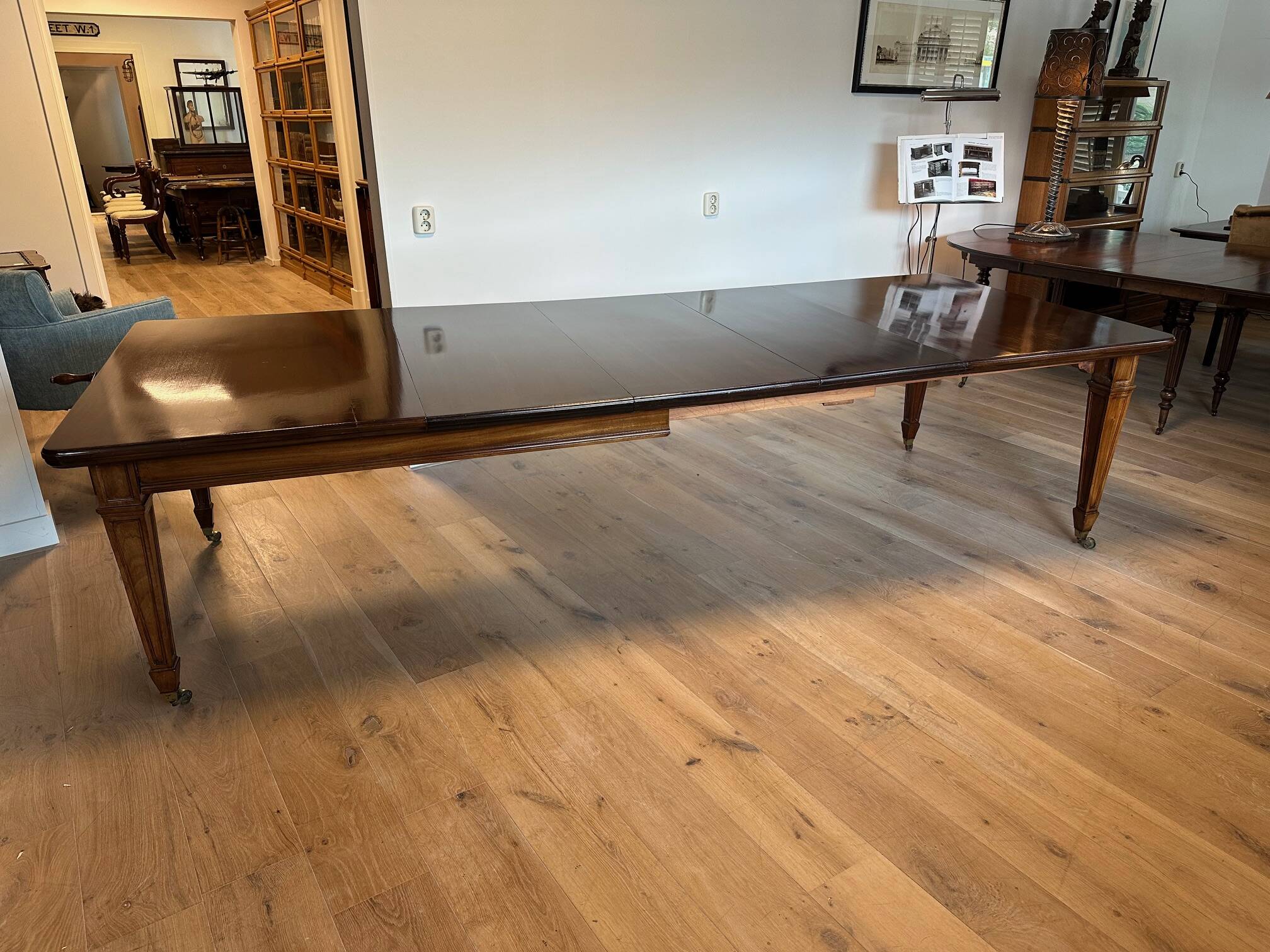 Large antique dining table