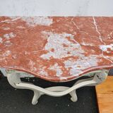 Louis XV style console - painted wood - 20th