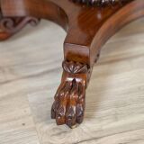 Victorian Mahogany Wood and Veneer Sewing Table, 1850s