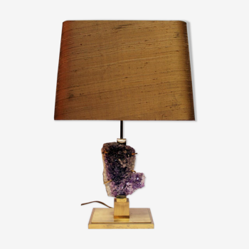 Lampe amethyste style Willy Daro