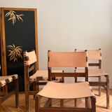 Chairs by Pierre Chapo for Maison Regain
