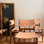 Chairs by Pierre Chapo for Maison Regain