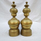 Pair of Louis Philippe period bronze channels