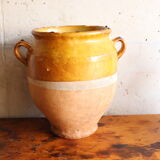 Varnished candied pot yellow