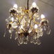 Bronze grapefruit chandelier