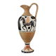 Enzo CUCCHI, earthenware jug with a painted decoration of a winged horse.