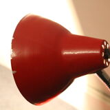 Aluminor desk lamp red 70's