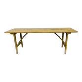 Wooden brasserie table